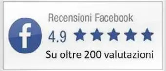 Recensioni Facebook: 4,9 su oltre 200 valutazioni